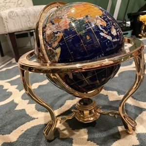 Gemstone World Globe
